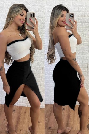 211490 TOPTAN SİYAH ETEK TAKIM