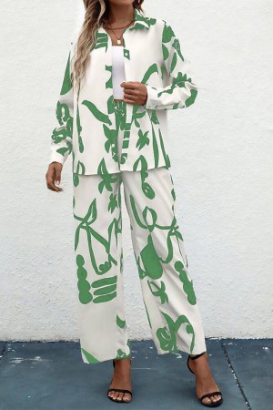 211541 TOPTAN DESENLİ PANTOLON TAKIM