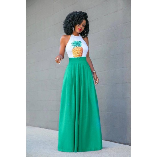 211553 GREEN Pants suit