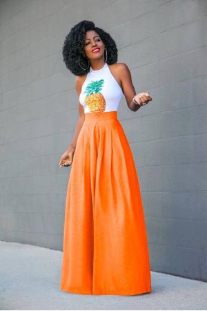 211554 TOPTAN ORANGE PANTOLON TAKIM