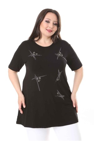 211710 TOPTAN SİYAH BLUZ