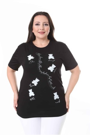 211713 TOPTAN SİYAH BLUZ