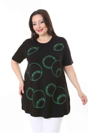 211716 TOPTAN SİYAH BLUZ