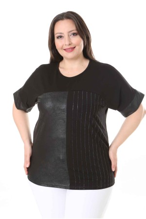 211722 TOPTAN SİYAH BLUZ