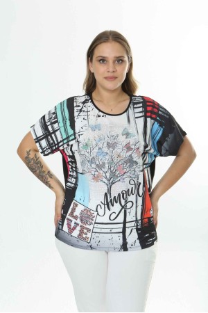 211726 TOPTAN SİYAH BLUZ