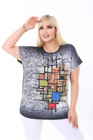 211727 TOPTAN SİYAH BLUZ