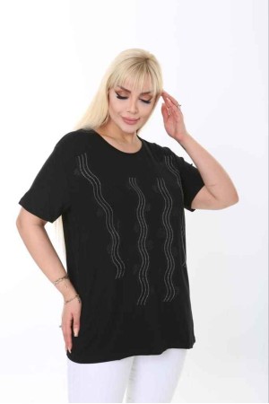 211737 TOPTAN SİYAH BLUZ