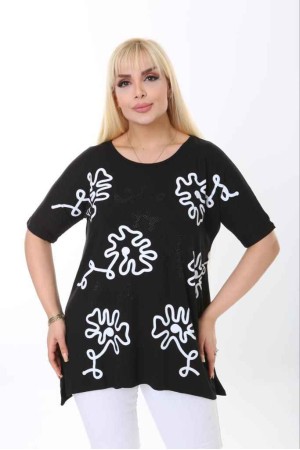 211740 TOPTAN SİYAH BLUZ