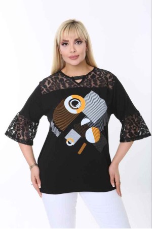 211746 TOPTAN SİYAH BLUZ