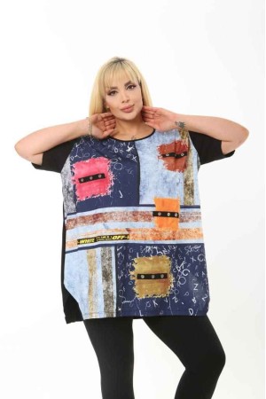 211748 TOPTAN SİYAH BLUZ