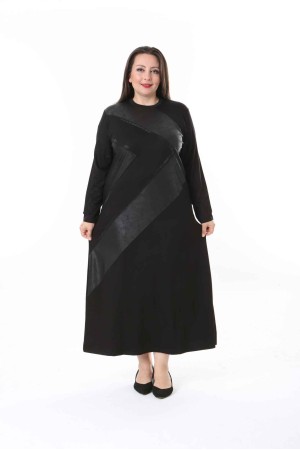 211765 TOPTAN SİYAH ELBİSE