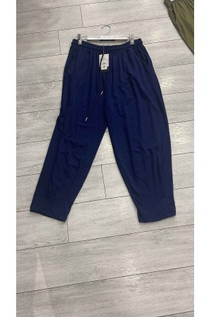 211801 Navy blue TROUSERS