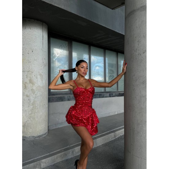 212114 patterned Evening dress