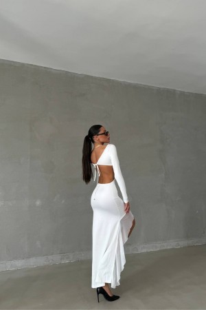 212147 white Evening dress