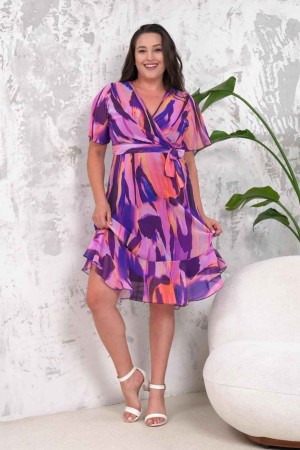 212161 patterned DRESS