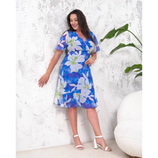 212169 patterned DRESS
