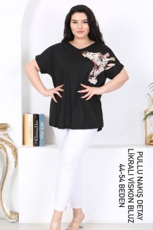 212230 TOPTAN SİYAH BLUZ