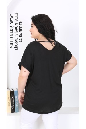 212231 TOPTAN SİYAH BLUZ