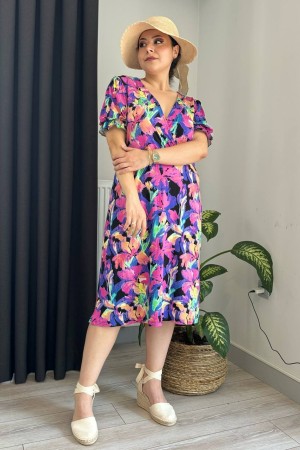 212237 patterned DRESS