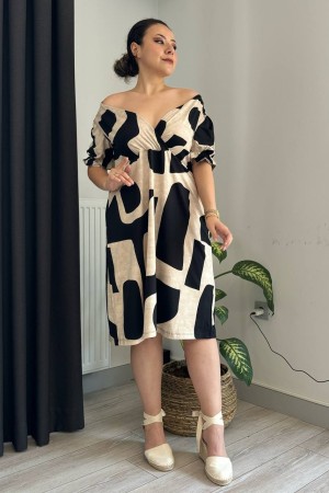 212238 patterned DRESS