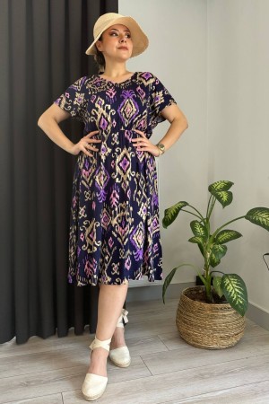 212239 patterned DRESS