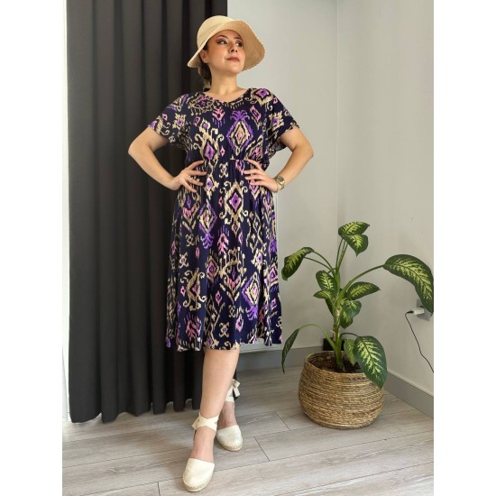 212239 patterned DRESS