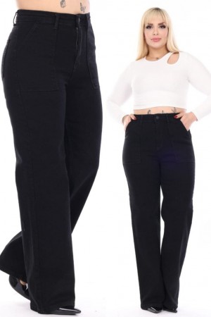 212249 TOPTAN SİYAH KOT PANTOLON