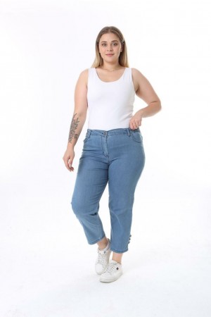 212266 TOPTAN MAVİ KOT PANTOLON