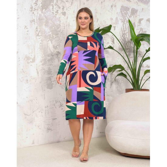 212283 patterned DRESS