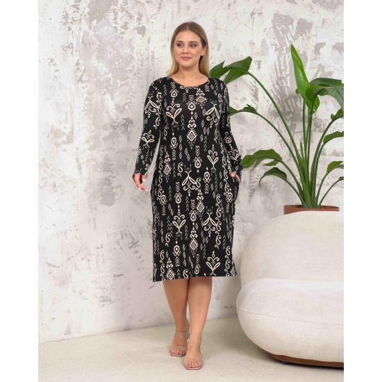 212286 patterned DRESS