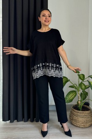 212289 TOPTAN SİYAH BLUZ