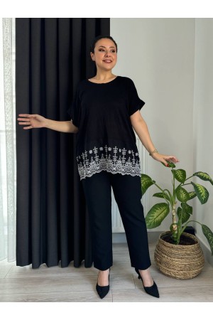 212289 TOPTAN SİYAH BLUZ