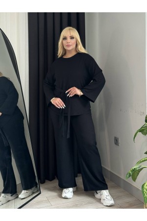 212298 TOPTAN SİYAH PANTOLON TAKIM