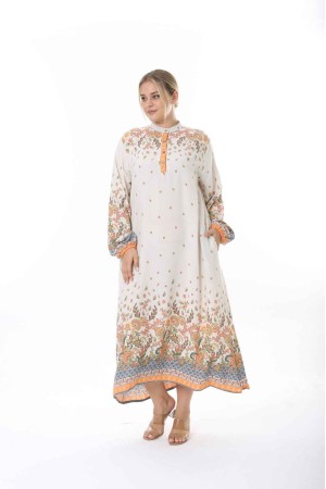 212316 TOPTAN DESENLİ ELBİSE