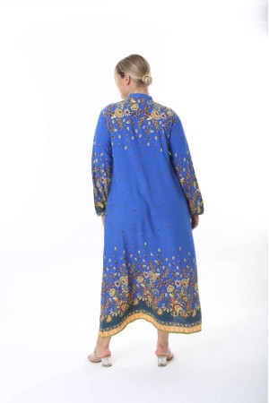 212317 TOPTAN DESENLİ ELBİSE