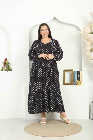 212320 TOPTAN DESENLİ ELBİSE