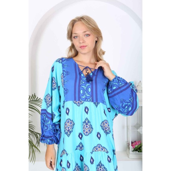 212333 patterned DRESS