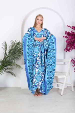 212338 TOPTAN DESENLİ ELBİSE