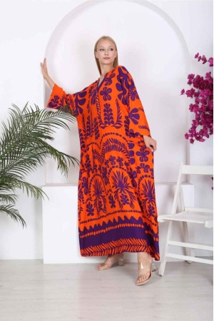 212339 TOPTAN DESENLİ ELBİSE