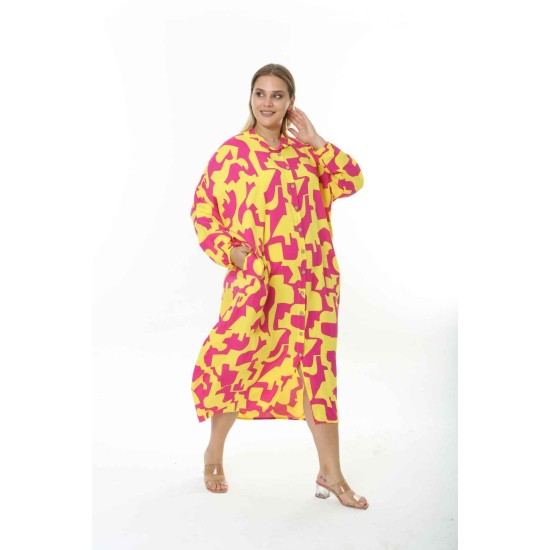 212349 patterned DRESS