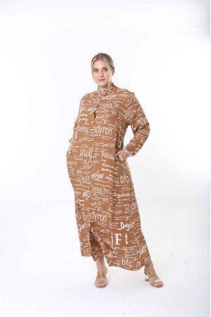 212352 TOPTAN DESENLİ ELBİSE