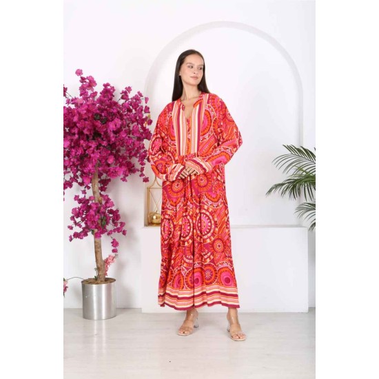 212355 patterned DRESS