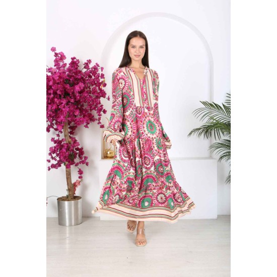 212357 patterned DRESS