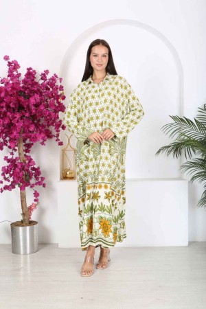 212358 patterned DRESS