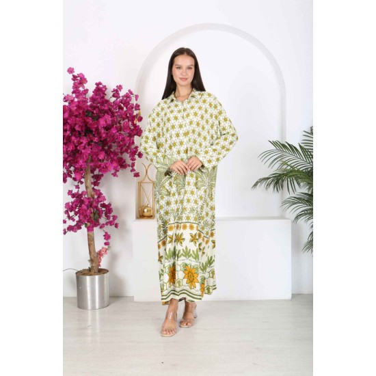 212358 patterned DRESS