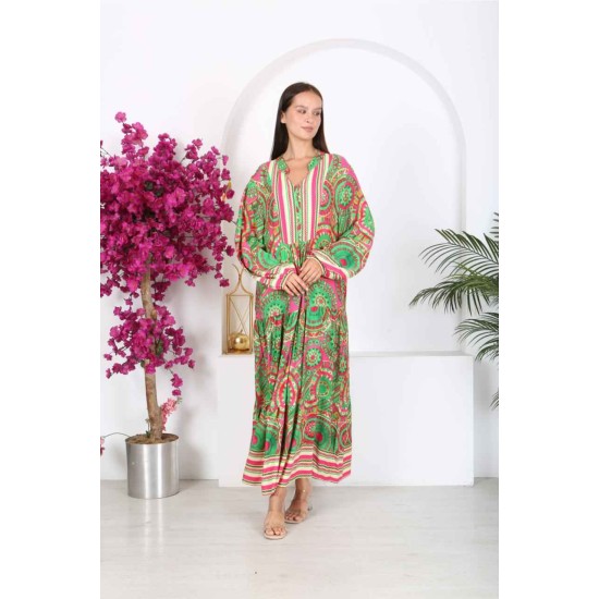 212359 patterned DRESS