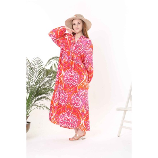 212365 patterned DRESS
