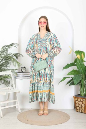 212375 patterned DRESS