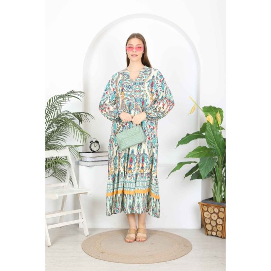 212375 patterned DRESS