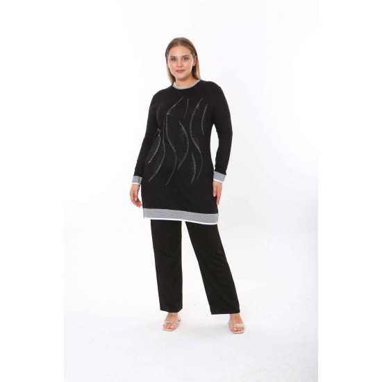 212402 TOPTAN RENKLİ PANTOLON TAKIM